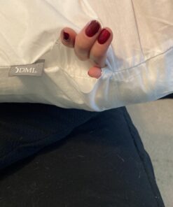 DMI Body Pillow, Side Sleeper Pillow and Pregnancy Pillow with Contoured Support to Eliminate Neck, Back, Hip, Joint Pain and Sciatica Relief with Removable Washable Cover, Firm, U Shape Neck Pillow Half Body Pillow 36 91Mxnd7F9 L