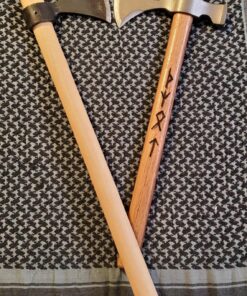 CRKT Woods Chogan Tomahawk Axe: RMJ T-Hawk Lightweight Outdoor Camping Axe with Hammerhead, Forged Carbon Steel Blade, and Hickory Wooden Handle 2730 51 91Myrr rtGL