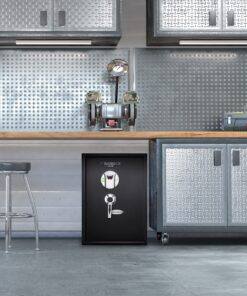 BARSKA Large Biometric Safe, Multi (AX11650) Black 14"x13"x19.75" 1.45 CU FT 14 91N76HEHf8L