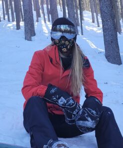 JULI Ski Goggles,Winter Snow Sports Snowboard Goggles with Anti-Fog Lens BNC A1-black / Silver 35 91N7JsmymcL