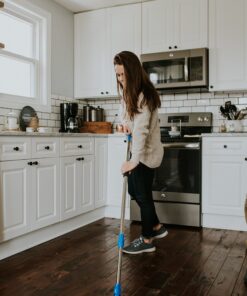 Zflow 18-Inch Microfiber Dust Mop Washable Pads, Blue (2 Pack) 16 91N7XZew2eL