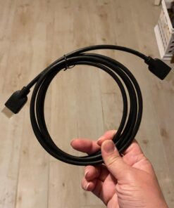 Amazon Basics 2-Pack HDMI Cable, 18Gbps High-Speed, 4K@60Hz, 2160p, Ethernet Ready, 6 Foot, Black 6 Feet 37 91ND6iG64eL