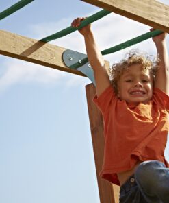 Alternative view of Swing-N-Slide WS 4564 Metal Monkey Bars with Six 21.5" Metal Rungs with Hardware, Green