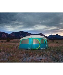 Coleman 8-Person Camping Tent with Built-in Closet | Tenaya Lake Cabin Tent with Fast Pitch Setup 58 91NHObDbI7L