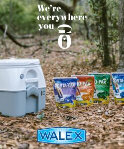 Porta-Pak Holding Tank Deodorizer Drop-Ins by Walex, Controls Unpleasant Odors Even at Extreme Temperatures, Commercial Strength, Fresh Fragrance, Made In The USA, 10 Treatments 25 91NJ6gVaCRL