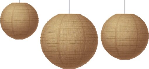 Paper Lanterns, Burlap (TCR77228)