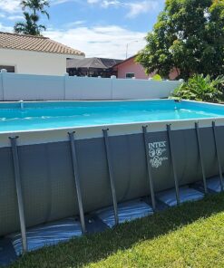 INTEX 26367EH Ultra XTR Deluxe Rectangular Above Ground Swimming Pool Set: 24ft x 12ft x 52in – Includes 2100 GPH Sand Filter Pump – Saltwater System – SuperTough Puncture & Rust Resistant 24FT x 12FT x X 52IN with Sand Filter Pump & Saltwater System 47 91NOaJuLw7L 3