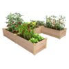 Greenes Fence Premium Cedar Raised Garden Bed, 8' x 8' x 16.5" U-Shaped Bed - Made in USA with North American Cedar 8' x 8' x 16.5" WithOUT CritterGuard Fencing 15 91NPspfYAjL
