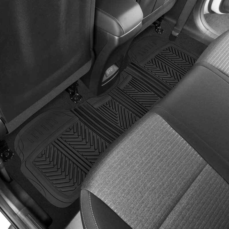 Motor Trend FlexTough Performance All Weather Rubber Car Floor Mats 3