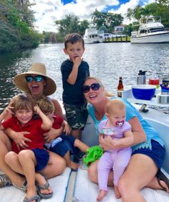 Docktail Butler Boat Table Caddy Organizer - Includes Rod Holder Mount | Portable Boat Table and Boat Bar, Marine Tables for Boats with Cup Holders, Boat Storage Accessories A - White 12 91NeakeTFxL