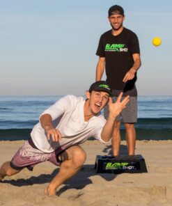 RampShot Standard Set - Game for The Backyard, Beach, Park, Indoors - Portable and Easy to Carry Includes 4 Balls, Stickers and Rule Book 15 91NgDHEHxML