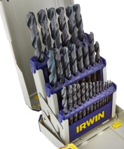 IRWIN Tools 3018004 Black Oxide Metal Index Drill Bit Set, 29pc Pro Case 6 91Nj9urB7QL