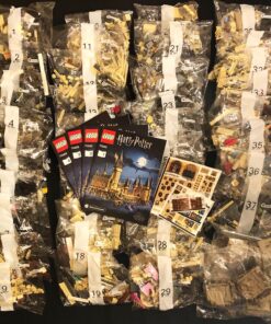 LEGO Harry Potter Hogwarts Castle 71043 Building Set - Model Kit with Minifigures, Featuring Wand, Boats, and Spider Figure, Gryffindor and Hufflepuff Accessories, Collectible for Adults and Teens Standard 90 91Nm BUGIL