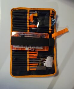 GANGZHIBAO 90pcs Electronics Repair Tool Kit Professional, Precision Screwdriver Set Magnetic for Fix Open Pry Cell Phone, Apple iPhone, Computer, PC, Laptop, Tablet, iPad, Mac book with Portable Bag 34 91NpQwYoAL