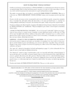 Alternative view of Stick Control: For the Snare Drummer