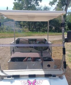 10L0L Golf Cart Mirror, No-drilling Side Rear View Mirror Fits EZGO Club Car Yamaha Golf Cart and Others Drilling Required Black 45 91Nw5k1SZiL