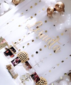 BalsaCircle 10 ft x 10 ft White Polyester Photography Backdrop Drapes Curtains Panels - Wedding Decorations Home Party Reception Supplies 41 91O3XX GVL