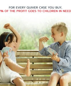 Quiver Time Black Quiver Card Carrying Case - Playing Card Case Holder for Trading Cards, MTG Card Storage Bag Deck Box Card Case (+Wrist & Shoulder Strap, Dividers + 100 Apollo Card Sleeves) 32 91O71uipN0S