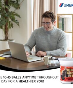 Umeken Black Garlic EX - Fermented Concentrate with Vitamin B, Allicin, Amino Acids, Pack of 2, 6 Month Supply, (6.4oz) (180g) 6.4 Ounce (Pack of 2) 14 91OBfwpA1aL