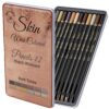 Black Widow Skin Tone Colored Pencils for Adult Coloring, 12 Color Pencils for Portraits and Skintone Artists, A Complete Color Range, Now With Light Fast Ratings. 53 91OOoEWm42L