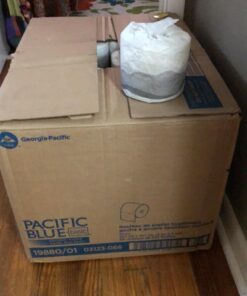 Pacific Blue Basic 2-Ply Embossed Toilet Paper (previously branded Envision); 19880/01; 550 Sheets Per Roll; 80 Rolls Per Case 44000 sheet (Pack of 1) Pacific Blue Basic (previously Envision) 39 91OPBXnF47L