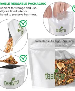 Alternative view of Tealyra - Orange Lemonade - Hibiscus - Eucalyptus - Lemongrass - Herbal Fruity Loose Leaf Tea Blend - VitaminsRich - Boost Immune System- 100% Natural – Hot and Iced - Caffeine-Free - 110g (4-ounce) 4 Ounce (Pack of 1)