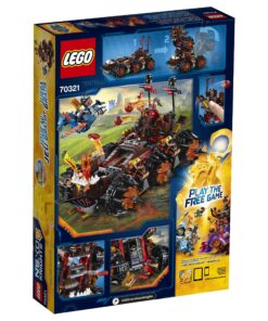 LEGO Nexo Knights 70321 General Magmar's Siege Machine of Doom Building Kit (516 Piece) 14 91OWoRmzzAL