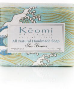 Organic Luxury Handmade 4 Bar Soap Gift Set by KEOMI NATURALS - Gift Boxed & Ready to Give - 100% Pure Essential Oils - PAMPER THEM w/LUXURY WHILE LIFTING THEIR SPIRITS 17 91OX0l8wqL