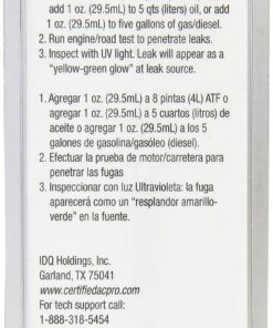 InterDynamics Certified Auto Pro Oil and Fuel System UV Dye Leak Detection for Cars & Trucks & More, 1 Oz, 374CS, Universal 13 91OXE29YRXL