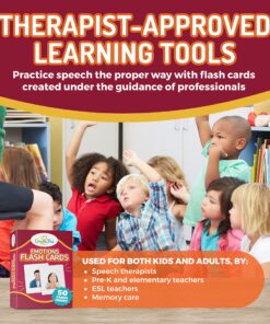 Emotions Flash Cards Volume 1-50 Feeling Photo Cards for Kids and Adults - for Speech Therapy, ABA Therapy Materials, Occupational Therapy, ESL Teaching Materials, Autism Learning Materials and More Emotions 12 91OdorUvG L