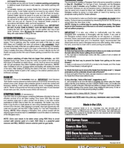 KBS Coatings 52000 Cycle Tank Sealer Kit, Complete Kit - Seals Up To 5 Gallon Tank, Lightly Pigmented Silver 38 91OjU1xnLkL