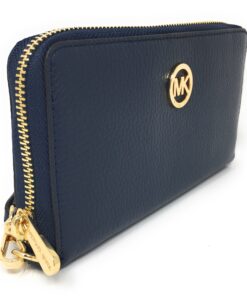 Michael Kors Fulton Large Flat Multi Function Leather Phone Case (Navy) 7 91OsQxJroqL