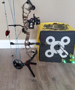 TRUGLO Bow Jack Lightweight Durable Portable Folding Bow Stand for Bowhunting w/Integrated Finger Tabs & Overmolded Rubber Grips Standard Leg (7.5 in); Standard Limb (2.75 in) 55 91Oy3CGQI8L