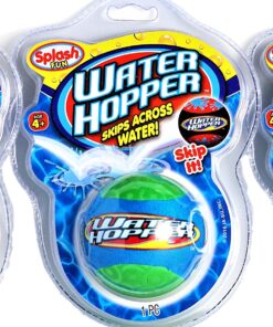 Alternative view of JA-RU Pro Hopper Skip Water Bouncing Ball Professional Fidget Skip Ball Pool Bounce Balls Toys. Skipping Beach Ball. Outdoor Game Party Favor Pool Toy for Kids and Adults 880 1 Ball