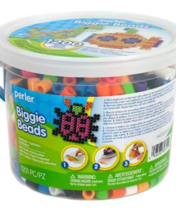 Alternative view of Perler 439458 BIGGIE Beads 1,200/Pkg, Assorted Colors