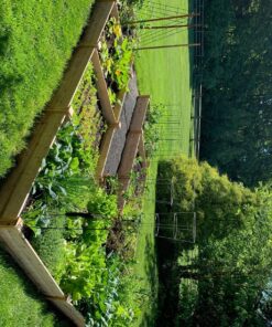 Greenes Fence Best Value Cedar Raised Garden Bed, 4' x 8' x 10.5" - Made in USA with North American Cedar 48" W x 96" L x 10.5" H 37 91PDNEPNdEL