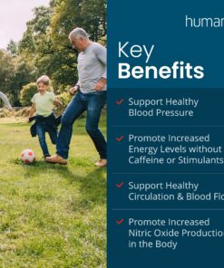 HumanN SuperBeets - Beet Root Powder - Nitric Oxide Boost for Blood Pressure, Circulation & Heart Health Support - Non-GMO Superfood Supplement - Natural Black Cherry Flavor, 30 Servings 30 Servings (Pack of 1) 21 91PEjKyQB L