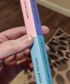 IFUNSON Professional Nail Buffer Block, Nail Buffer for Natural Nails, All-in-One Smooth & Buff & Shine for Nail Care, 6 Pack 38 91PFCbniOGL