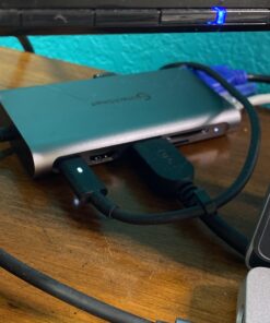 UtechSmart USB C Hub,Triple Display USB C Laptop Docking Station, 11 in 1 USB C Dock with Dual HDMI, VGA, PD3.0, SD TF Card Slot, 4 USB Ports Dual Monitor Adapter Compatible for MacBook and Windows Grey 56 91PHpdHq5 L 1