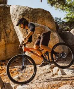 Mongoose Impasse Full Suspension Mountain Bike, Men and Women, 18-Inch Aluminum Frame, 29-Inch Wheels, Front and Rear Disc Brakes, Twist Shifters, 21-Speed Rear Deraileur, Silver 29 91Pf7aB1E3L