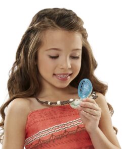 Disney Princess Disney Moana Necklace Light Up Magical Seashell Heart of Te Fiti 30 91Ph0D3KqML