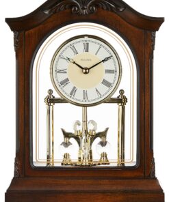 Bulova B1845 Durant Chiming Clock, Walnut 6 91PhrRlWDIL