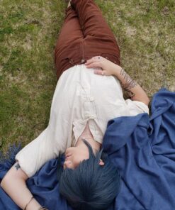 Yak & Yeti Mens Tunic Muslin Cotton Cream Colored 3-button Loop Closure, Mandarin Collar Medium 11 91PlNi8xiCL