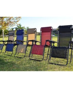 Caravan Sports Zero Gravity Outdoor Portable Folding Camping Lawn Deck Patio Pool Recliner Lounge Chair for Adults, Adjustable Headrest, Black 21 91PowsxoOwL