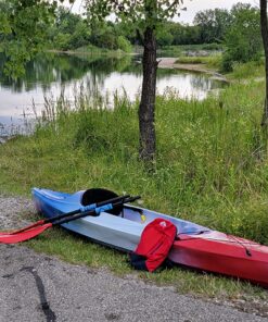 Yakgrips Paddle Grips for Take-Apart Kayak Paddle Shaft, Kayaking Accessories, Non-Slip Grip, Blister Prevention - Cascade Creek Blue Wave 24 91PoxuginIL