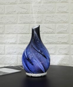 Truky Aromatherapy Essential Oil Diffuser,Ultrasonic Aroma Diffuser with 7 Colorful LED Lights and Waterless Auto Shut-Off 120ml Cool Mist Humidifier Handmade Glass for Home,Office,Bedroom-Multicolor Multi Color 20 91PpcIrrWdL