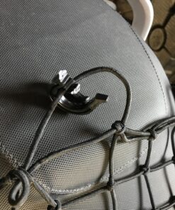 PowerTye 50152 Black 15"X15" Cargo Net featuring 6 Adjustable Hooks & Tight 2"x2" Mesh 25 91PprkK LKL