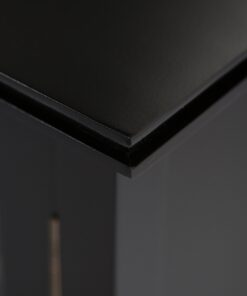 SIMPLIHOME Artisan SOLID WOOD 53 Inch Wide Transitional TV Media Stand in Black for TVs up to 60 Inches, For the Living Room and Entertainment Center Tall TV Media Stand 35 91PsjlOKbUL