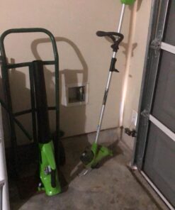 Greenworks 40V Cordless String Trimmer and Leaf Blower Combo Kit, 2.0Ah Battery and Charger Included 12" Trimmer + Blower (2.0Ah) 46 91PyxyUaYSL