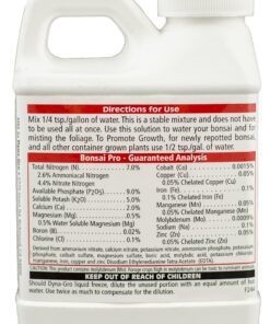 Dyna-Gro BON-008 8 oz Bonsai-Pro Liquid Plant Food, Yellow 18 91Q4fFWaPFL